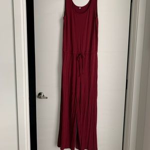 Burgundy Jumpsuit